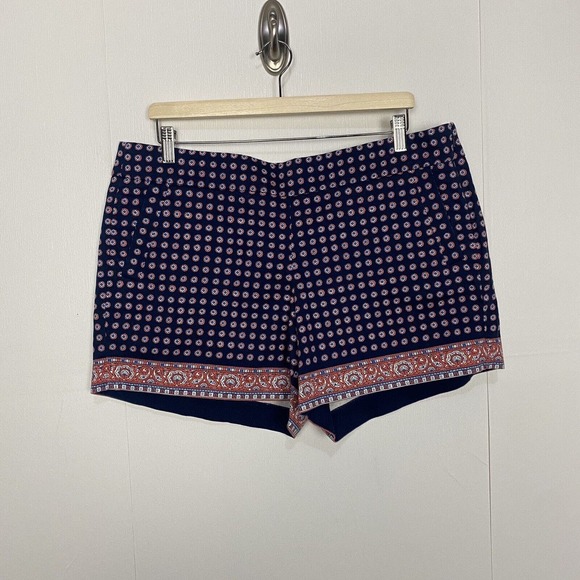 J. Crew Pants - J. Crew Women’s Multicolor Floral Shorts 100% Cotton Short Size 14.